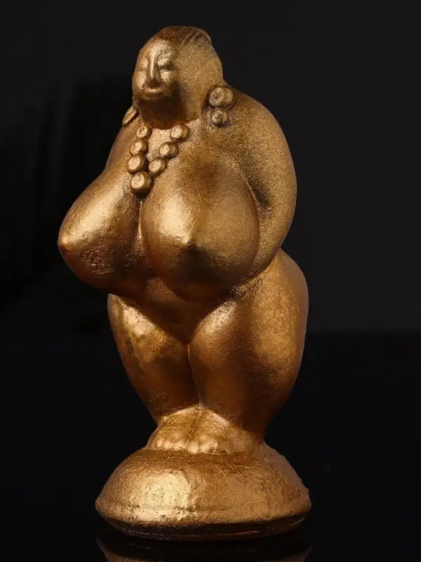 Фигурка гипс &laquo;Богиня плодородия&raquo;, 13&times;6&times;6 см, бронза