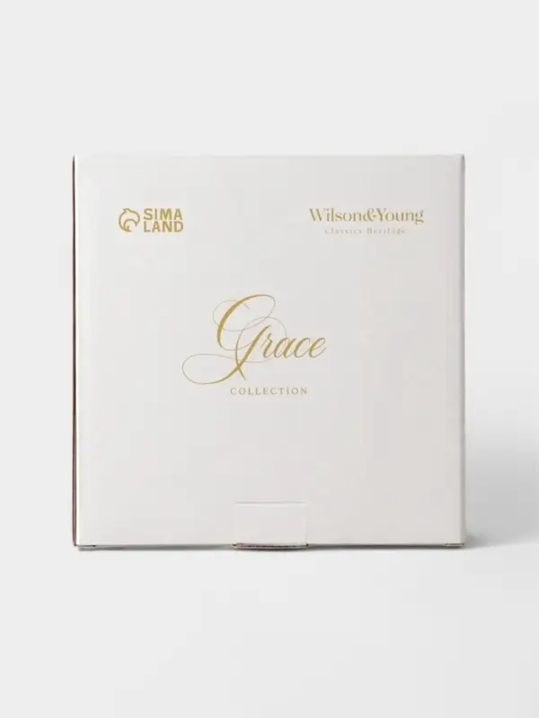 Тарелки WY Grace, d=20.5 см, набор 2 шт., фарфор, белые