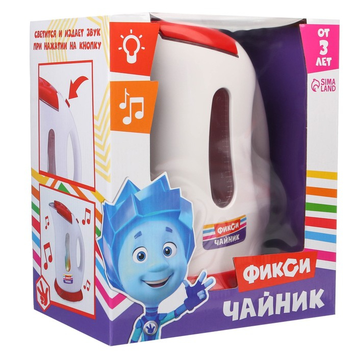 Фикси-чайник «Время чаепития», Фиксики, свет, звук Фикси-чайник «Время чаепития», Фиксики, свет, звук