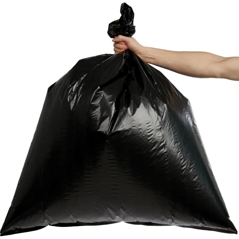 Мешки для мусора ПВД 180л 35мкм 10шт/рул черные 88x106см Удачные