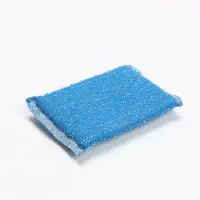 Губка для посуды Доляна, со стальной стружкой, 11&times;8.5&times;1.5 см, МИКС