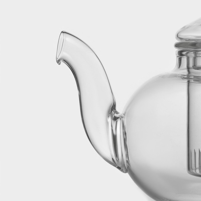 Заварочный чайник Доляна «Валенсия», 400 мл, 17×11×10 см, стеклянное сито, стекло Заварочный чайник Доляна «Валенсия», 400 мл, 17×11×10 см, стеклянное сито, стекло