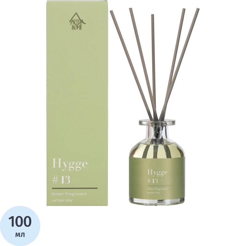 Аромадиффузор с палочками Hygge #13 Цитрус юзу 100 мл 100-061