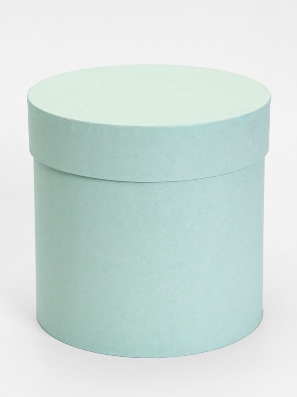 Шляпная коробка, мятная , 20 х 20 см