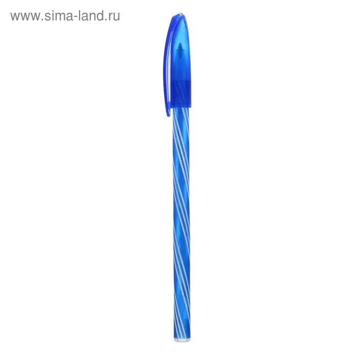 Набор ручек шариковых, 0.5 мм, 4 штуки Набор ручек шариковых, 0.5 мм, 4 штуки "Спираль", стержень синий, флуоресцентный корпус, МИКС