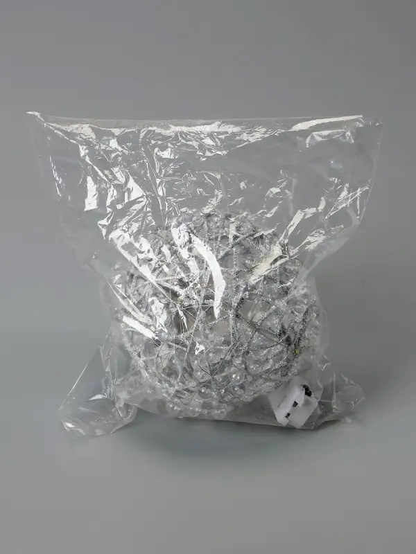 Подвеска световая &laquo;Снежок&raquo;, 10 см, 10 LED, от батареек AG13&times;3, свечение белое