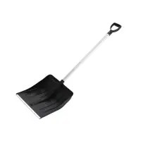 Лопата пластиковая, ковш 410 × 440 мм, с алюминиевой планкой, алюминиевый черенок с V-ручкой, «Метель» Лопата пластиковая, ковш 410 × 440 мм, с алюминиевой планкой, алюминиевый черенок с V-ручкой, «Метель»