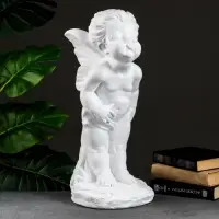 Фигура гипс &laquo;Эльфина&raquo;, белая, 23&times;27&times;51 см