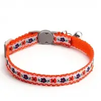 Набор ошейников для кошек &laquo;По-полюшку&raquo;, 30&times;1 см, розовый, зелёный