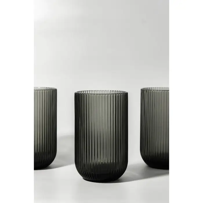 Стакан Magistro &laquo;Грани&raquo;, 400 мл, 8&times;13 см, стекло, графитовый