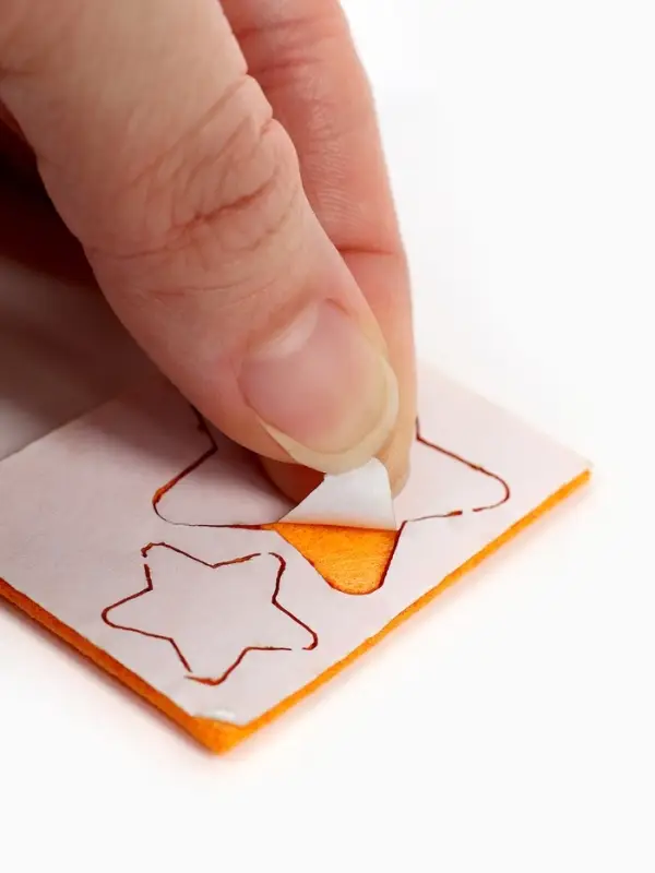 Вышивка по фетру &laquo;Медвежонок&raquo;, 20.5&times;20.5 см, жёлтая