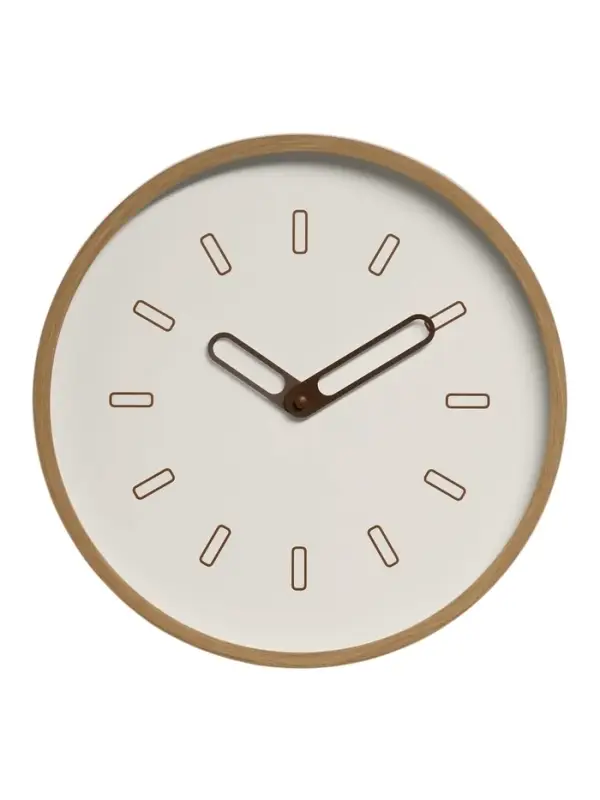 Часы настенные классические, бесшумные, плавный ход, циферблат d=30 см, бежевые, от батарейки 1&times;АА