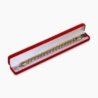 Футляр бархатный под браслет, цепочку, часы &laquo;Пенал&raquo;, 23.5&times;3 см, красный