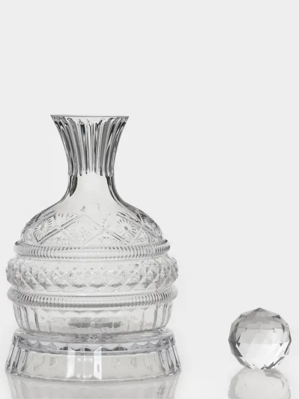 Декантер &laquo;Мерло&raquo;, 1 л, 16.5&times;27 см на вращающейся подставке, стекло, прозрачный