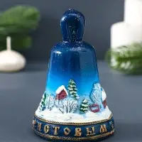 Свеча фигурная "Колокольчик Рождественский" 6,5х6,5х10 см