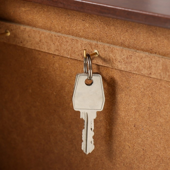 Ключница Ключница "Домик" 19х24 см орех