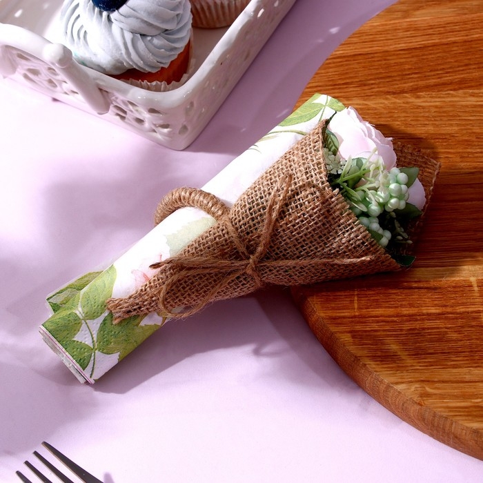 Топперы для торта «С днём рождения» 1 шт., кольцо для салфеток 1 шт., МИКС Топперы для торта «С днём рождения» 1 шт., кольцо для салфеток 1 шт., МИКС