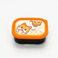 Ланч-бокс прямоугольный «ПереКУСЬ», 150 мл