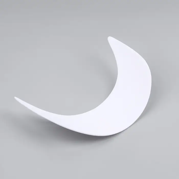 Козырёк для кепки, гнутый, 5.5×19 см, белый