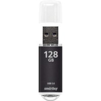 Флеш-память Smartbuy UFD 3.0/3.1 128GB V-Cut Black (SB128GBVC-K3)