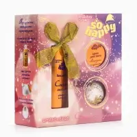 Подарочный набор косметики So Happy holiday time снежная клубника, 370 г