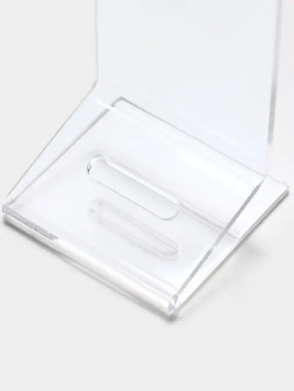 Подставка под серьги и кольцо, 4&times;4&times;6.5 см, оргстекло 1.5 мм, прозрачная