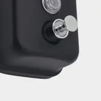 Диспенсер для жидкого мыла St&ouml;lz, механический, 500 мл, нержавеющая сталь, чёрный