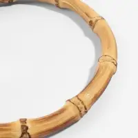 Ручки для сумки, 2 шт., бамбук, d=15/17 см, толщина 0.8 см