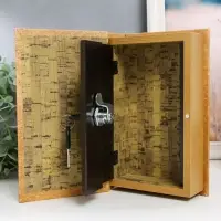 Шкатулка книга - сейф &laquo;Африканка с вазой с фруктами&raquo;, дерево, искусственная кожа, 21&times;13&times;5 см