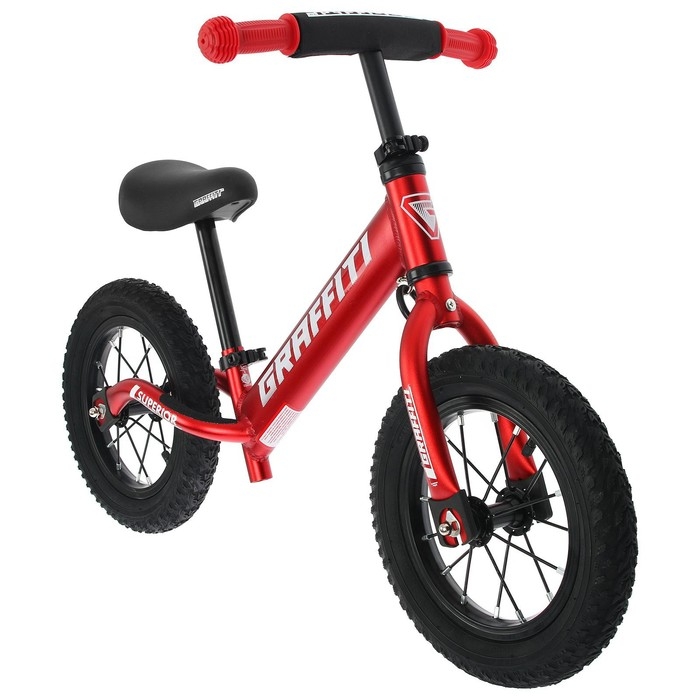 Беговел 12 Беговел 12" GRAFFITI Superior, цвет красный