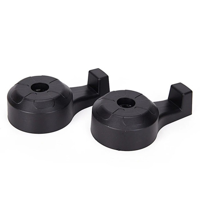 Вешалка-крючок на подголовник, набор 2 шт, чёрный Вешалка-крючок на подголовник, набор 2 шт, чёрный