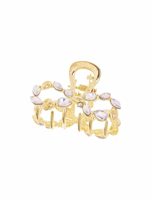 Крабик для волос &laquo;Кэли&raquo;, бант, 5 см, золотистый