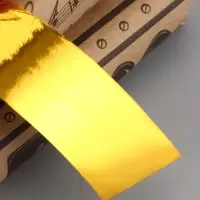 Подарочный бант - шар №3 металлик, цвет золото, для упаковки подарков