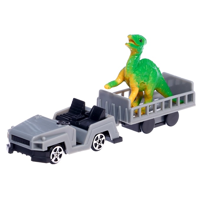 Парковка детская &laquo;Дино-База&raquo;, подвижные элементы, с аксессуарами