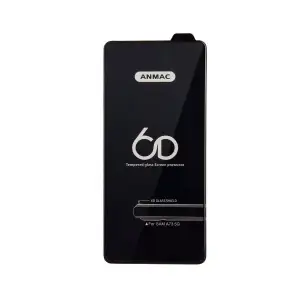 Защитное стекло для Samsung A73 Anmac 6D Black без упаковки Арт. 1137293 (10 шт./уп.)