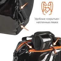Сумка-холодильник (термосумка) рюкзак 19 л, ламиниров.покрытие, водонепр., черн.