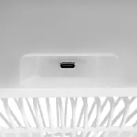 Вентилятор настольный с увлажнителем LOF-06, портативный, 3 скорости, питание USB, белый