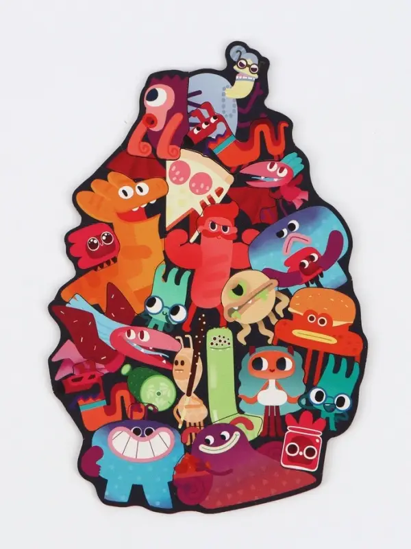 Ум и Хрум Деревянный пазл &laquo;Веселые друзья&raquo; 22 детали