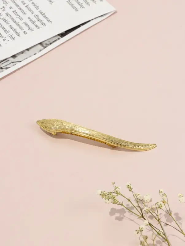 Заколка - автомат для волос QF &laquo;Косма&raquo;, 9.5 см, золото