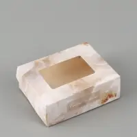 Коробка подарочная с окном &laquo;Только тебе&raquo;, 10&times;8&times;3.5 см, самосборная