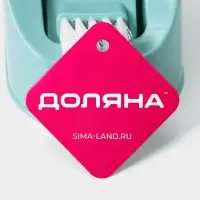 Ёршик для унитаза Доляна, 12&times;10.5&times;40.5 см, мятный