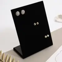 Подставка под серьги на 30 пар QF, 5 рядов, 20&times;10&times;24 см, чёрная