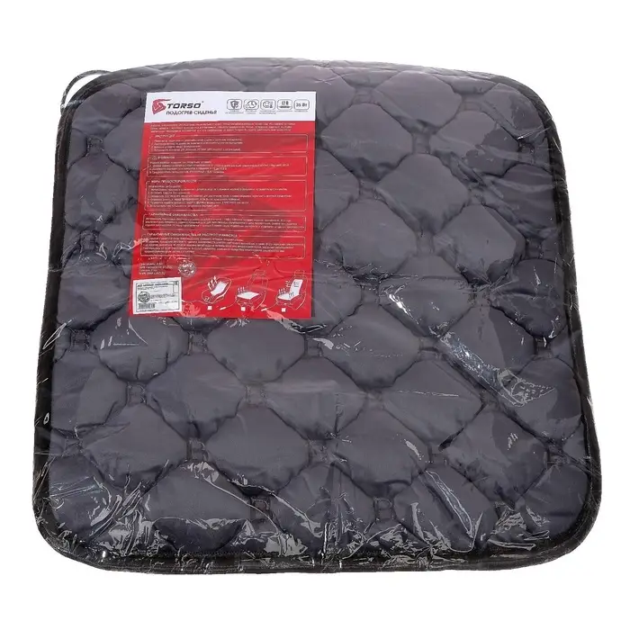 Накидка с подогревом TORSO, 12 В, регулятор, 42&times;42 см, провод 90 см, серый