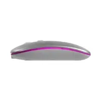 Мышь MB-2.4 беспроводная, оптическая, подсветка, 800-1600 dpi, USB, Bluetooth, серебристая