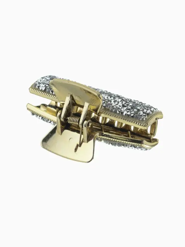 Крабик для волос &laquo;Айсберг&raquo;, 8 см, золото