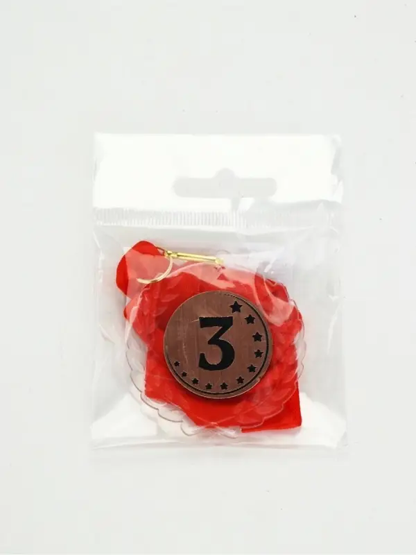 Медаль призовая &laquo;3 место&raquo;, на ленте