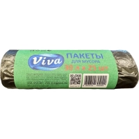 Мешки для мусора VIVA ПНД 30л 25 шт/рул