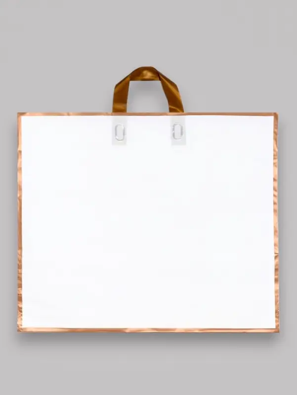 Пакет с петлевой ручкой белый 50 х 41 х 10 см 80 мкм Пакет с петлевой ручкой белый 50 х 41 х 10 см 80 мкм