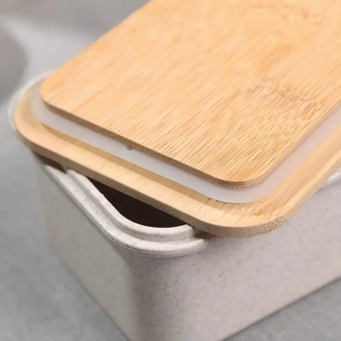 Контейнер с бамбуковой крышкой «Вкус жизни», 400 мл Контейнер с бамбуковой крышкой «Вкус жизни», 400 мл