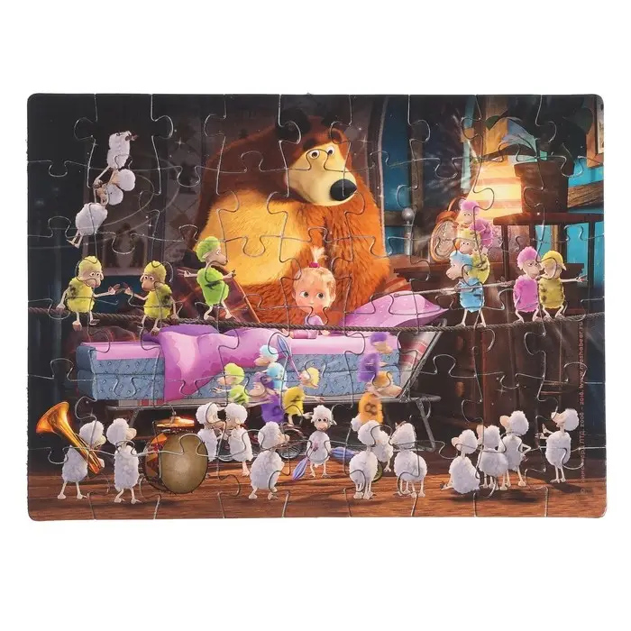 Пазлы «Маша и Медведь», 54 элемента, МИКС